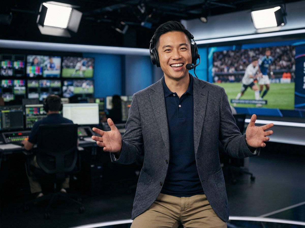 海角社区体育解说张鹏飞